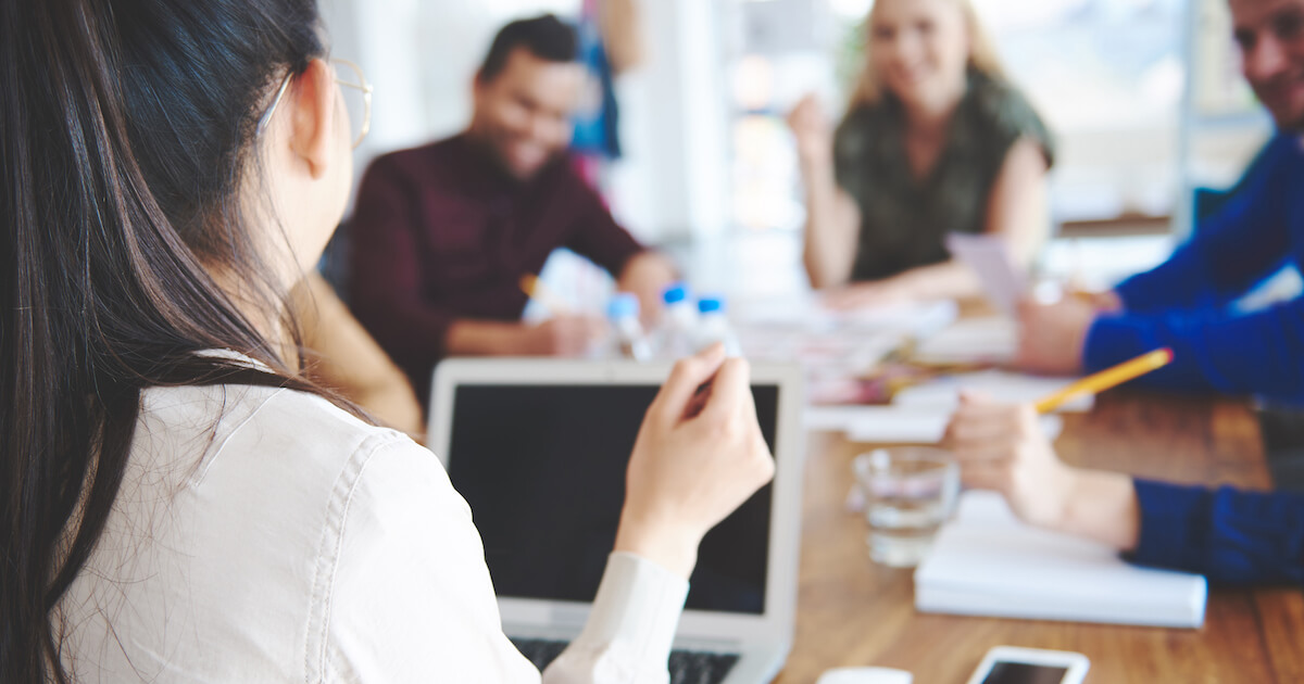 business-woman-leading-a-casual-meeting with IEP Committee