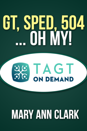 GT, SPED, 504…Oh My!