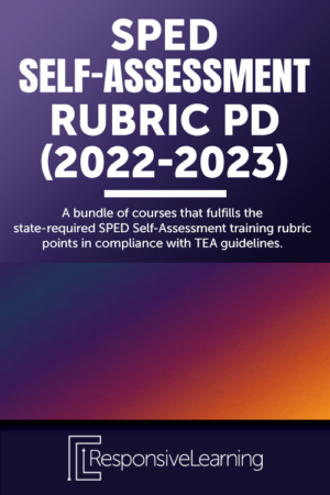 SPED Self-Assessment Rubric PD (2022-2023)